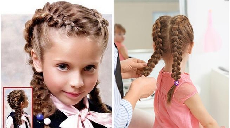 Tresses françaises pour filles avec photos étape par étape