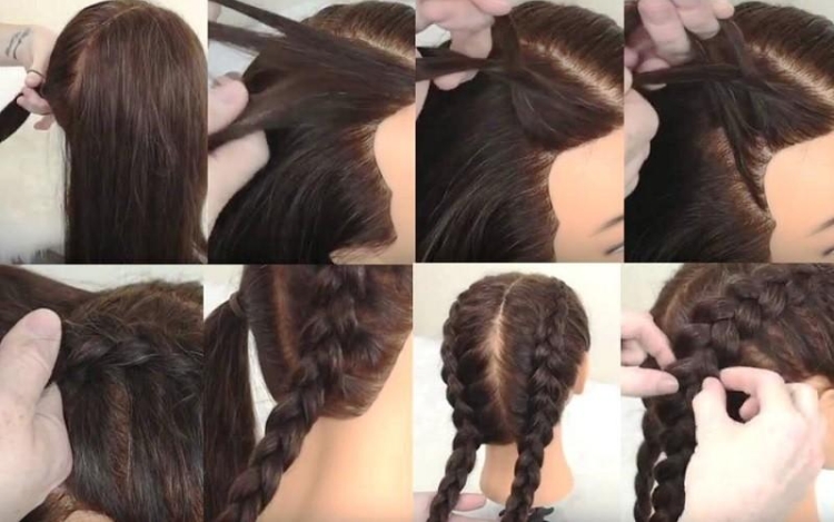Tresses françaises pour filles avec photos étape par étape