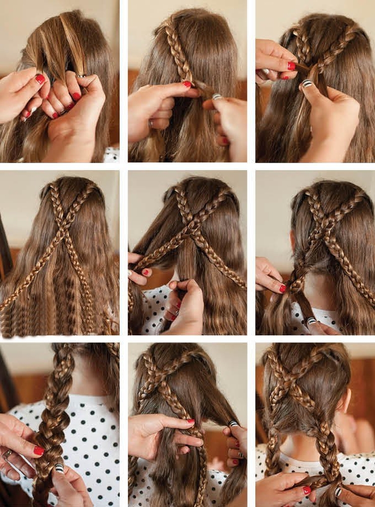 Tresses françaises pour filles avec photos étape par étape