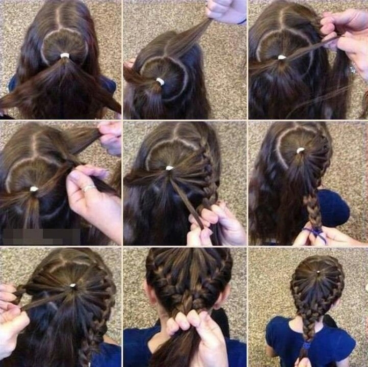 Tresses françaises pour filles avec photos étape par étape