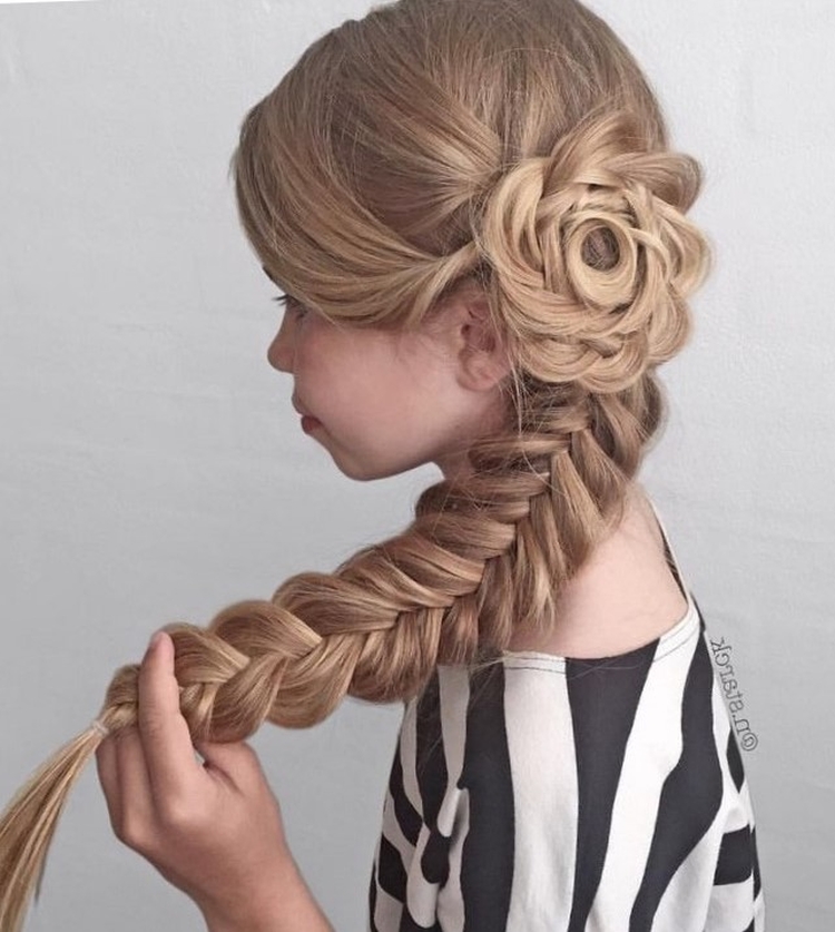 Tresses françaises pour filles avec photos étape par étape
