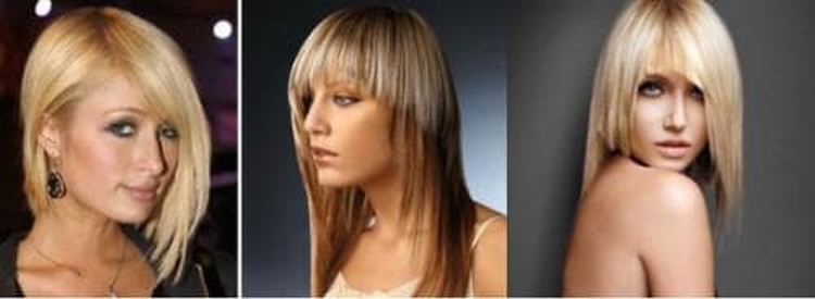 Coupes de cheveux asymétriques pour cheveux longs