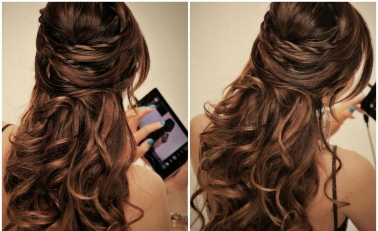 Coiffures légères aux cheveux dénoués
