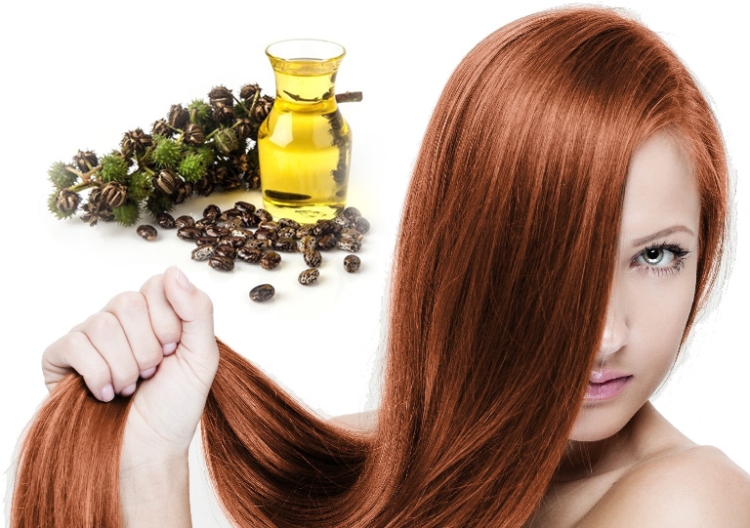 Huile de ricin pour cheveux à la maison