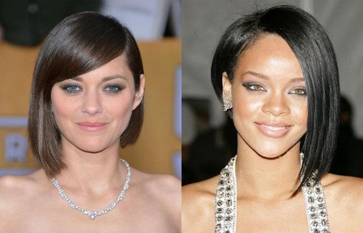 Coupes de cheveux asymétriques pour cheveux longs