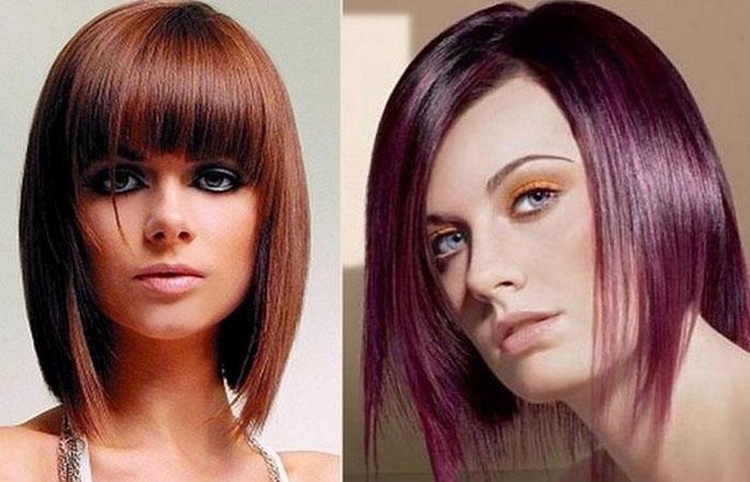 Coupes de cheveux asymétriques pour cheveux longs