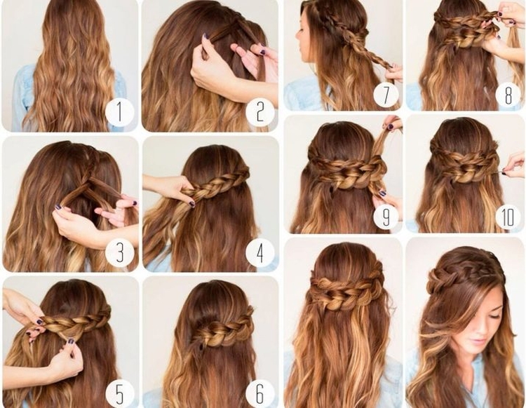 Coiffures légères aux cheveux dénoués