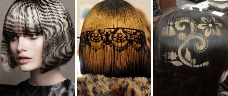 Coloration pour photo cheveux noirs courts
