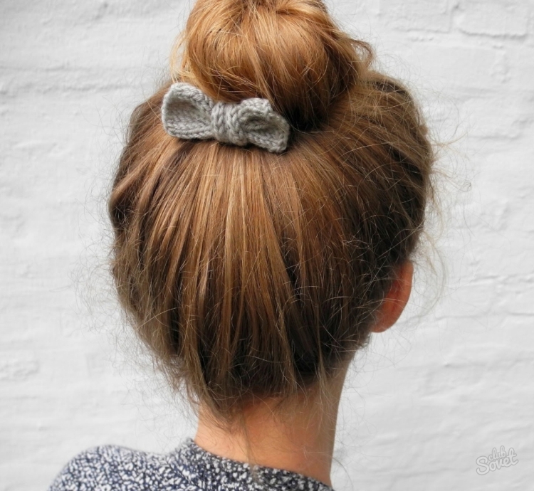 Comment faire une mèche de cheveux avec un élastique