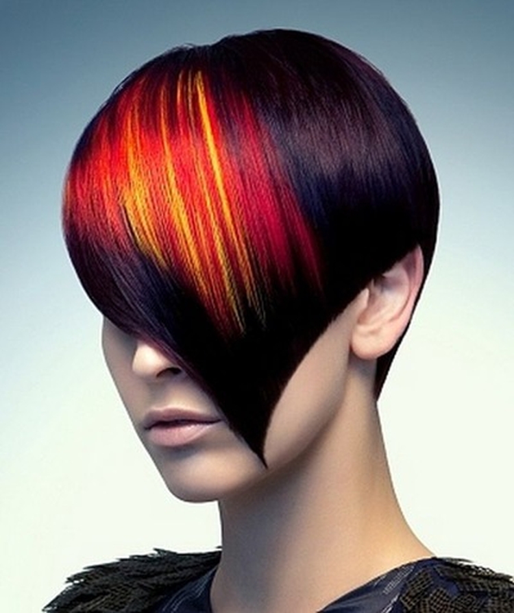 Coloration pour photo cheveux noirs courts