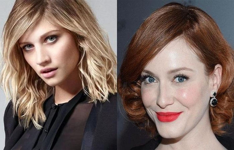 Coupes de cheveux asymétriques pour cheveux longs