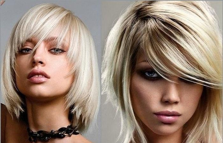 Coupes de cheveux asymétriques pour cheveux longs