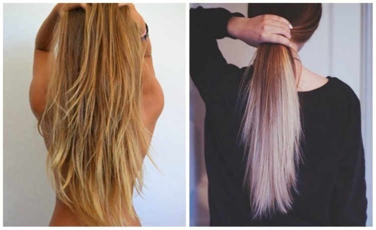 Coupe de cheveux pour cheveux longs sans frange