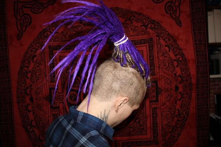 Short dreadlocks homme