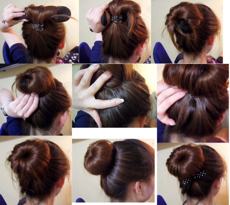 Comment faire une mèche de cheveux avec un élastique