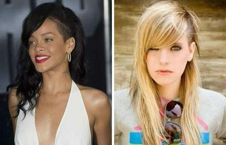 Coupes de cheveux asymétriques pour cheveux longs