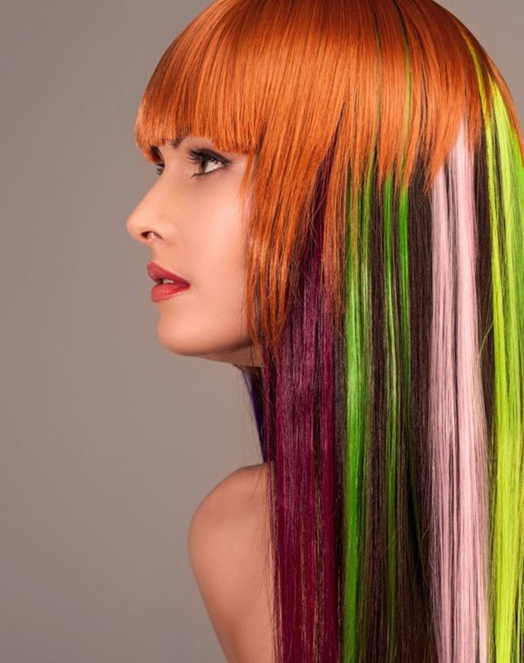Coloration pour photo cheveux noirs courts