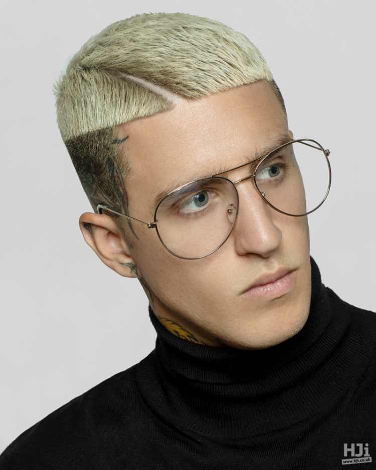 Coiffure sportive homme