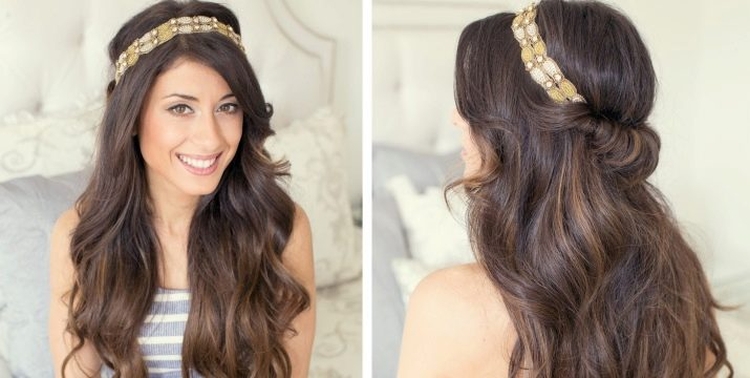 Coiffures légères aux cheveux dénoués