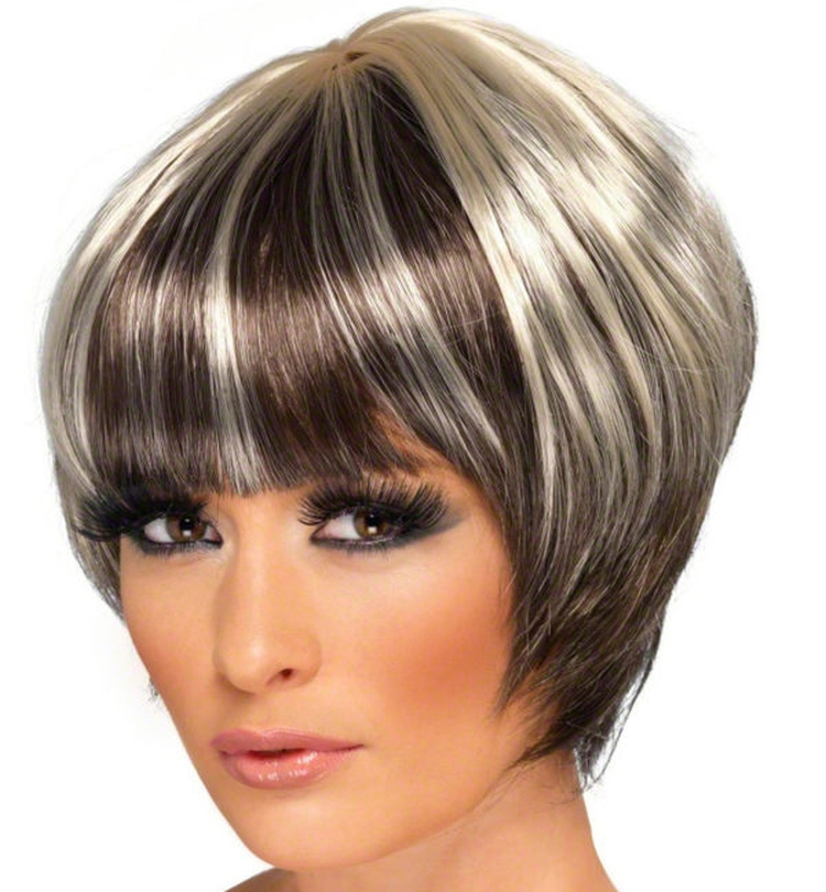 Mèches colorées pour cheveux courts
