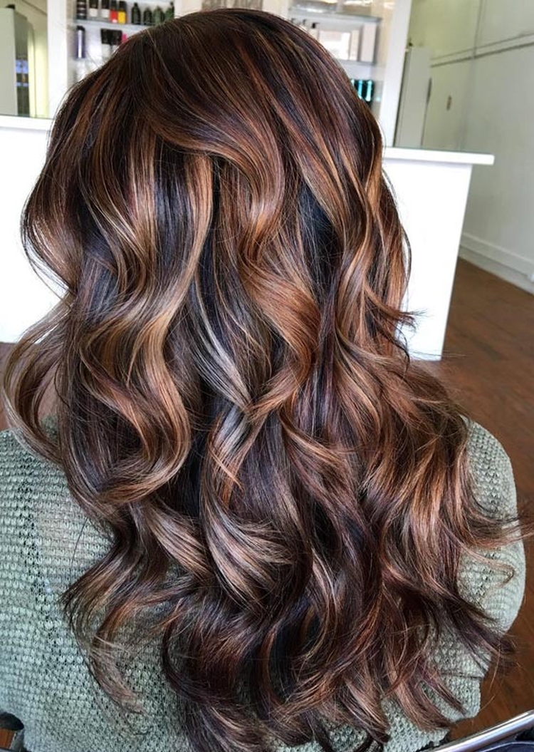 Photo couleur de cheveux acajou
