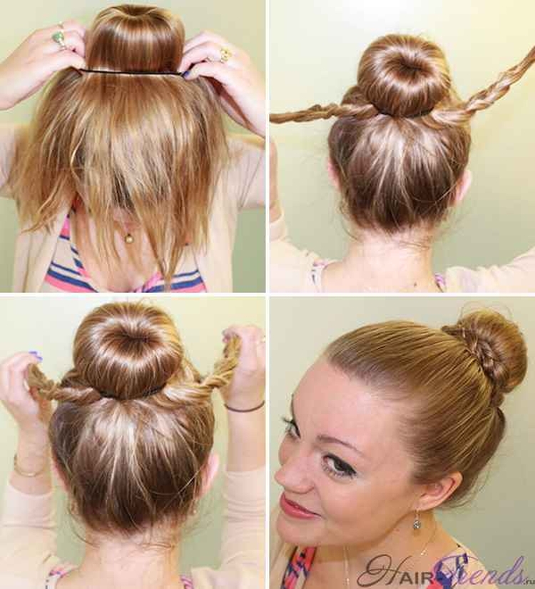 Comment faire une mèche de cheveux avec un élastique