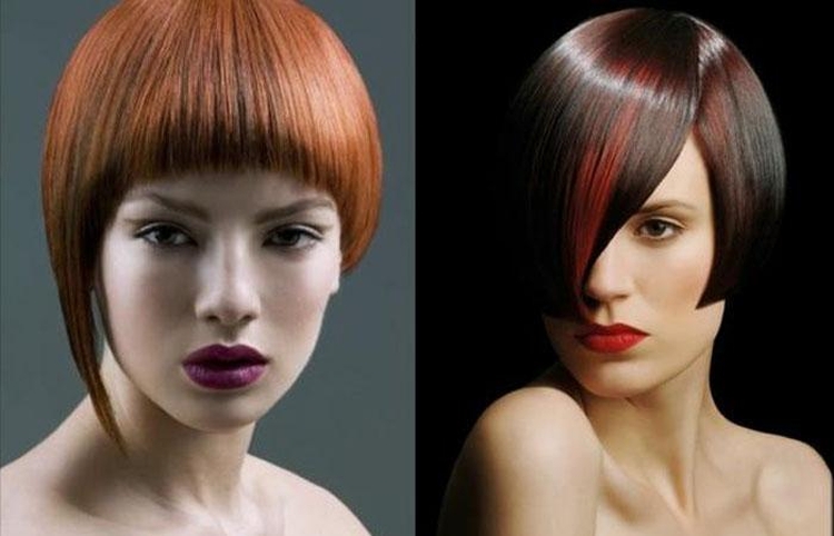 Coupes de cheveux asymétriques pour cheveux longs