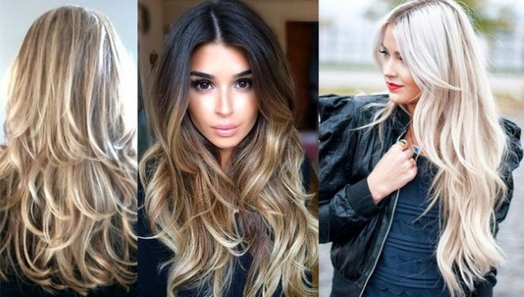 Coupe de cheveux pour cheveux longs sans frange