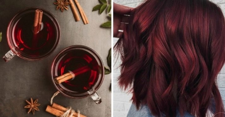couleur de cheveux bordeaux