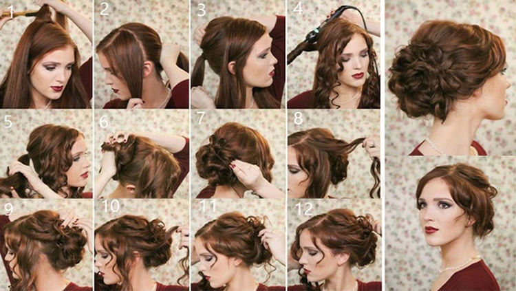 Comment faire une mèche de cheveux avec un élastique