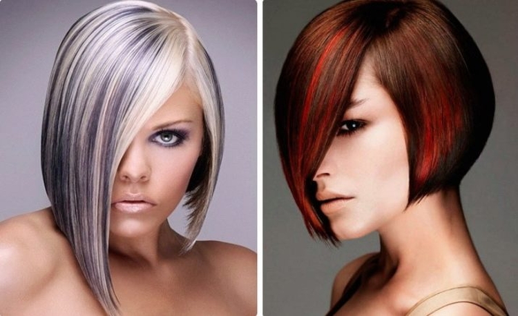 Mèches colorées pour cheveux courts
