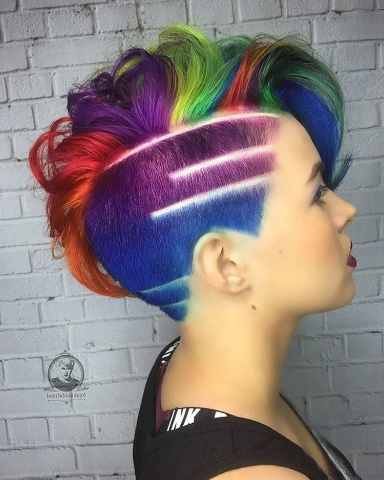 Coloration pour photo cheveux noirs courts