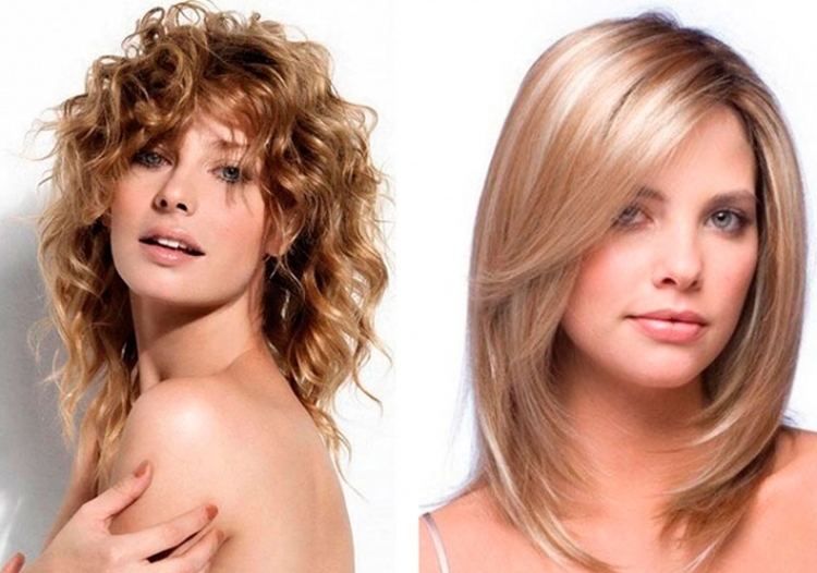 Coupe de cheveux pour cheveux mi-longs sans frange