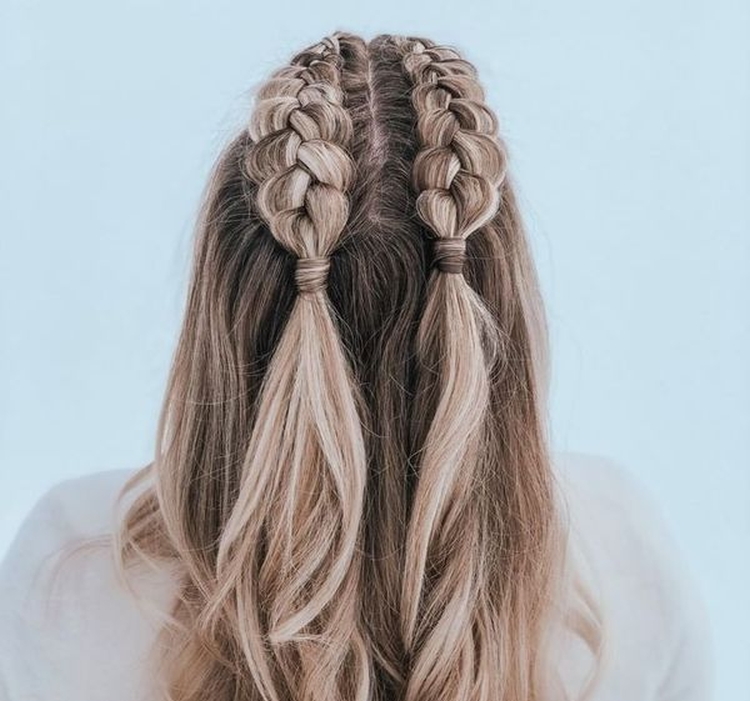 Comment tresser deux tresses latérales de vous-même