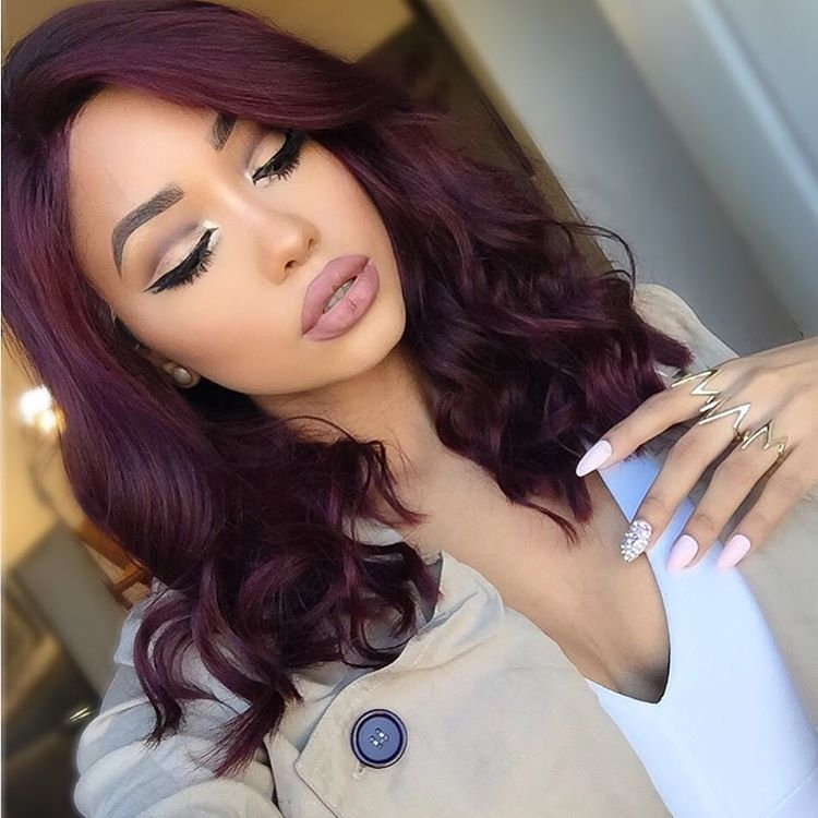 couleur de cheveux bordeaux
