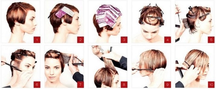 Coloration pour photo cheveux noirs courts