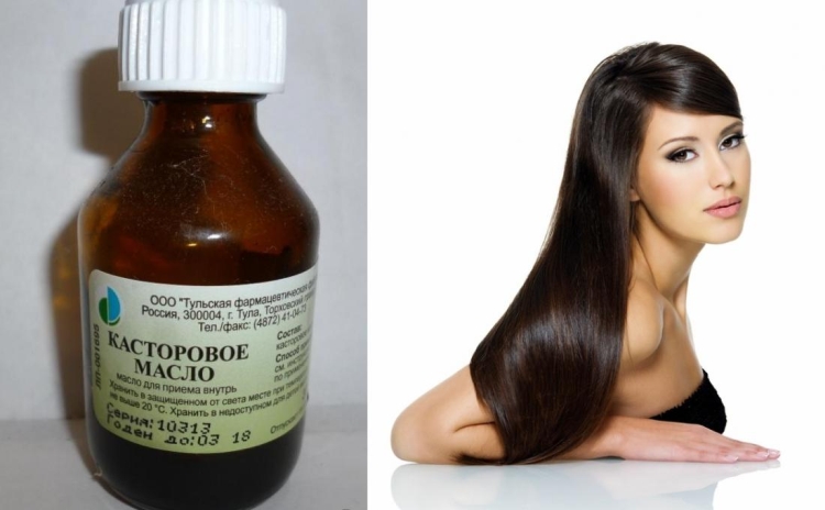 Huile de ricin pour cheveux à la maison