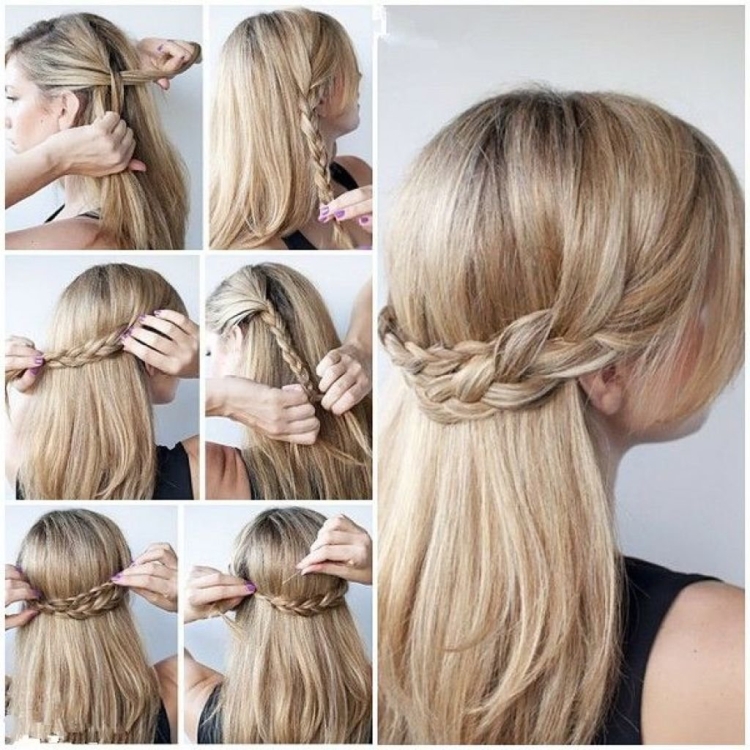 Coiffures légères aux cheveux dénoués