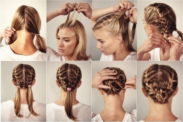 Comment tresser deux tresses latérales de vous-même