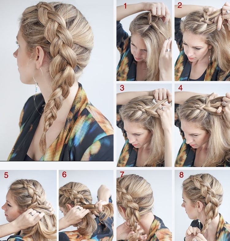 Comment tresser deux tresses latérales de vous-même