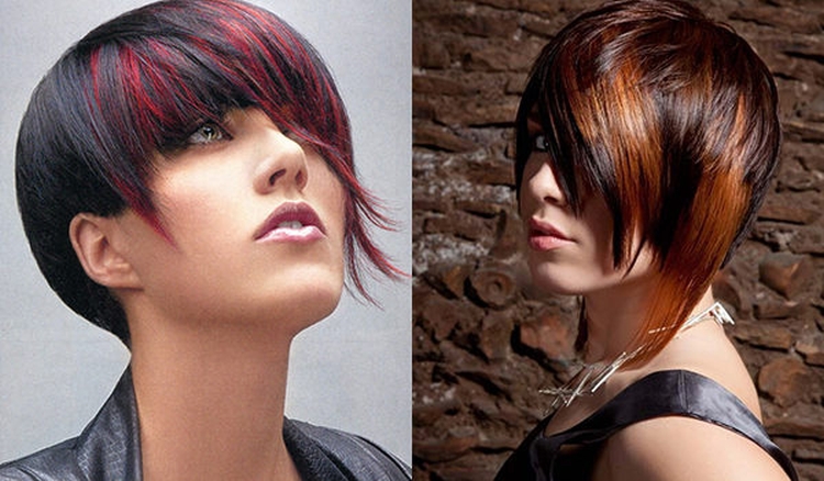 Coloration pour photo cheveux noirs courts