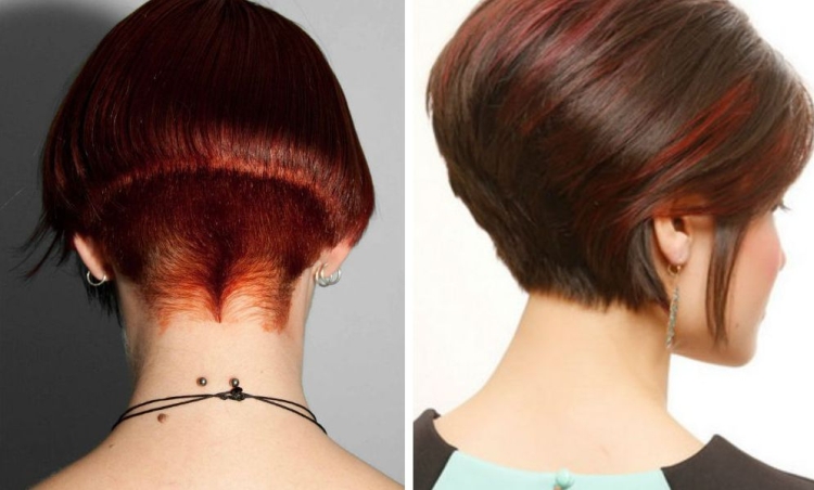 Coupe de cheveux pour cheveux courts sans frange