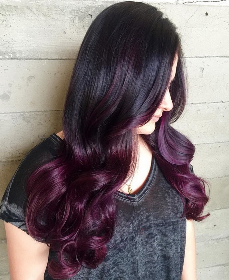 couleur de cheveux bordeaux
