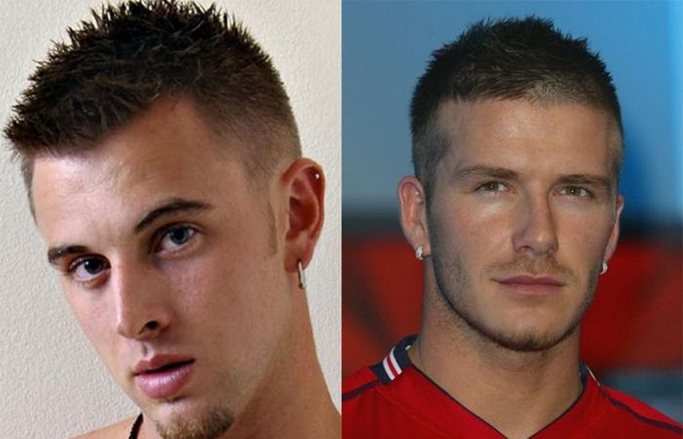 Coiffure sportive homme