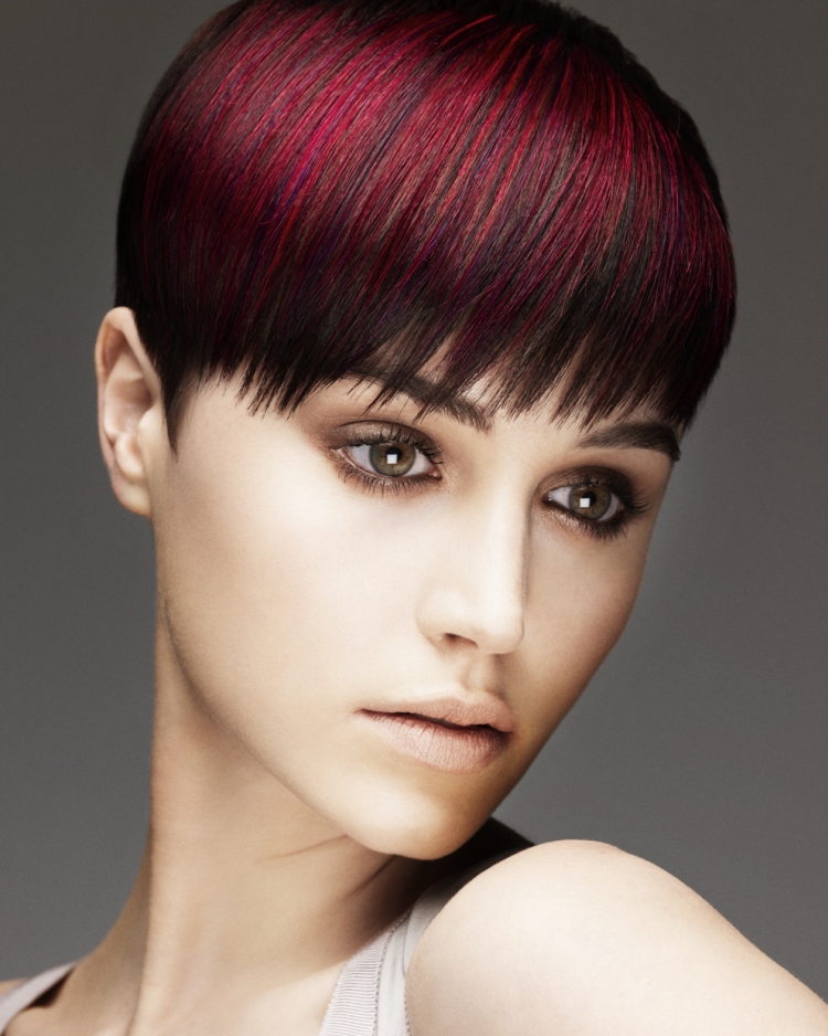 Coloration pour photo cheveux noirs courts