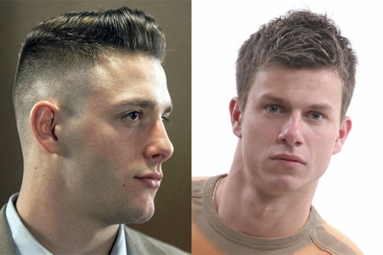 Coiffures pour hommes aux cheveux courts