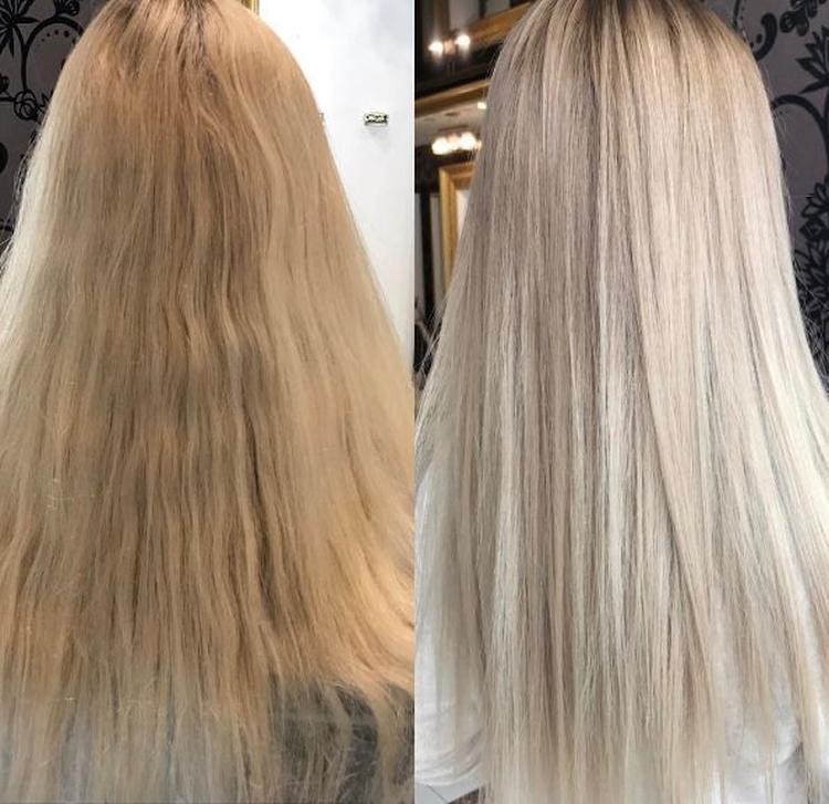 Comment enlever le jaunissement des cheveux après la décoloration