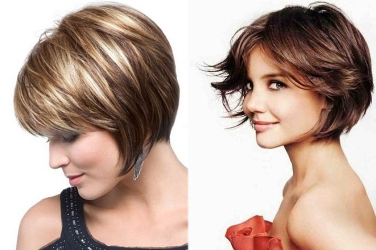 Coupe de cheveux pour cheveux courts ajoutant du volume à la photo