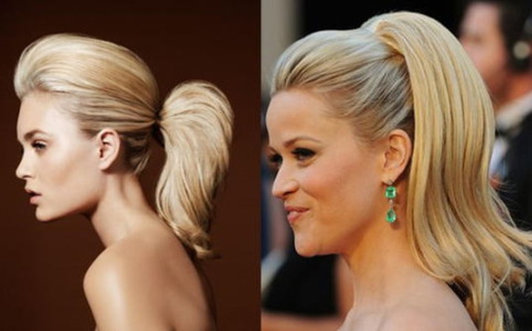 Coiffures hautes pour cheveux mi-longs