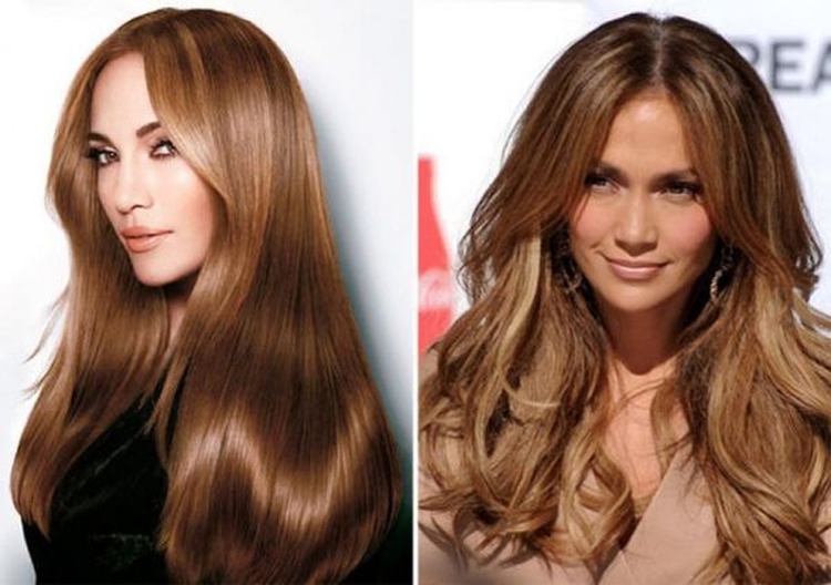 Cheveux bruns aux pointes blanches